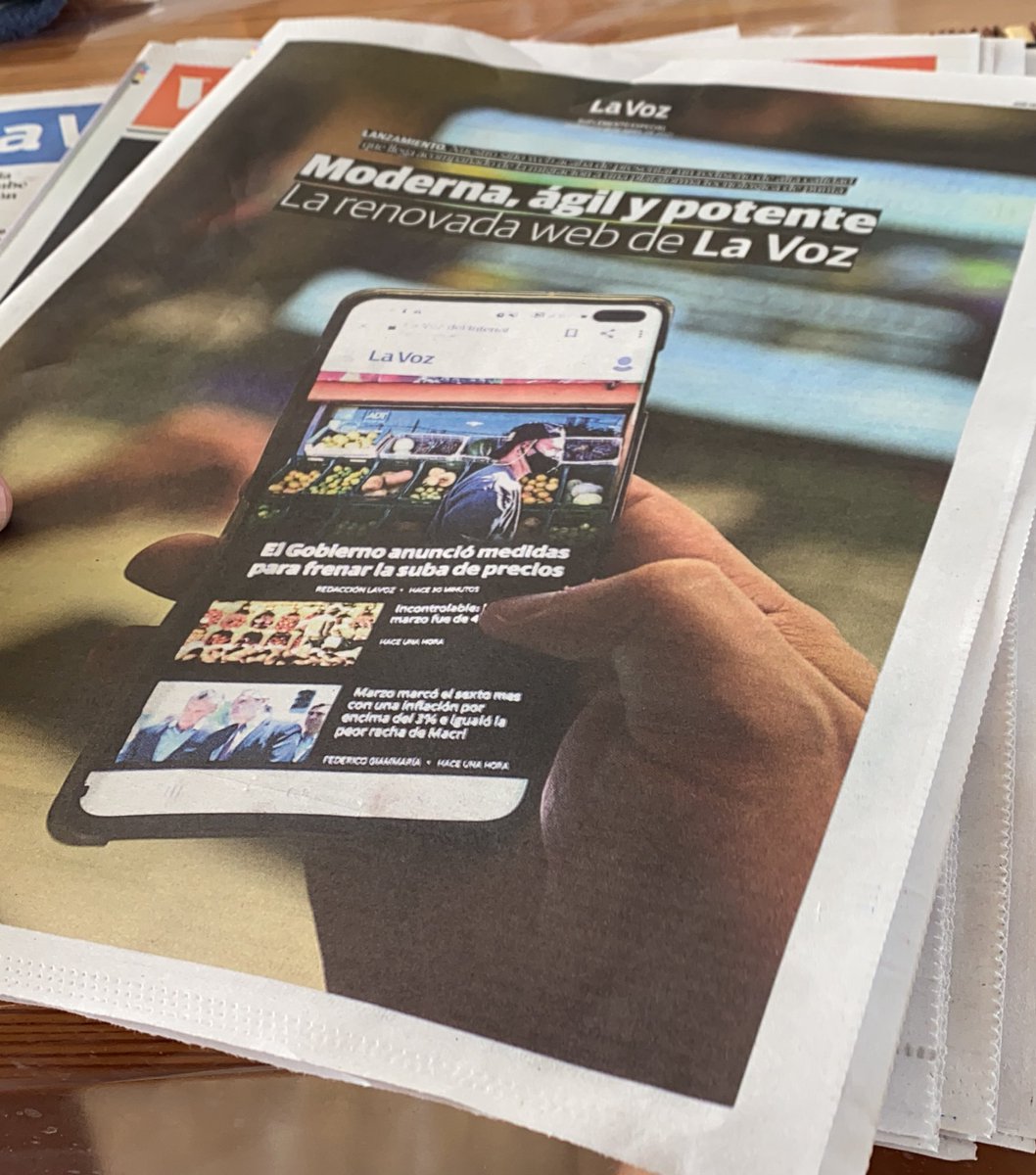 Espectacular suplemento de presentación del rediseño y migración tecnológica de <a href="/LAVOZcomar/">LAVOZcomar</a> <a href="/juancsimo/">Juan Carlos Simo</a> <a href="/cjornet/">Carlos Jornet</a> <a href="/ruccimauricio/">Mauricio Rucci</a> <a href="/Lisandrocordoba/">Lisandro Guzmán ⭐️⭐️⭐️</a> <a href="/iconosur/">Iconosur</a> @arcxp1 <a href="/mancini/">Pablo Mancini</a> 👏🏼👨🏽‍💻👩🏼‍💻👩🏻‍💻🧑🏼‍💻