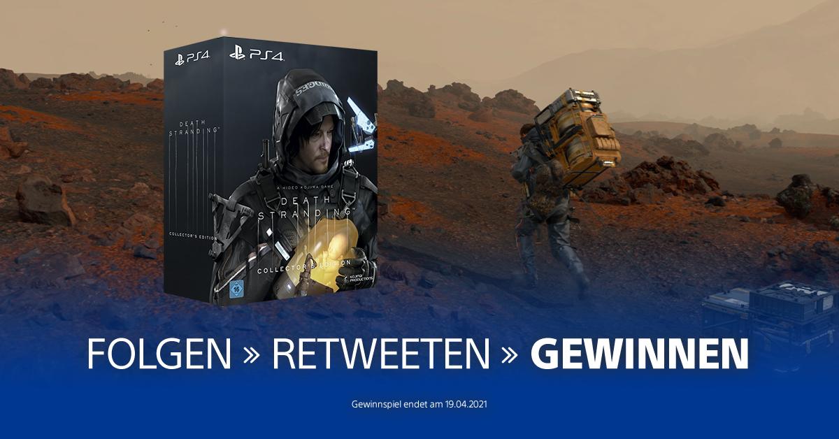 Macht mit, gewinnt und stellt euch #DeathStranding ins Regal. 

TNB: bit.ly/3x4xy4M #PS4