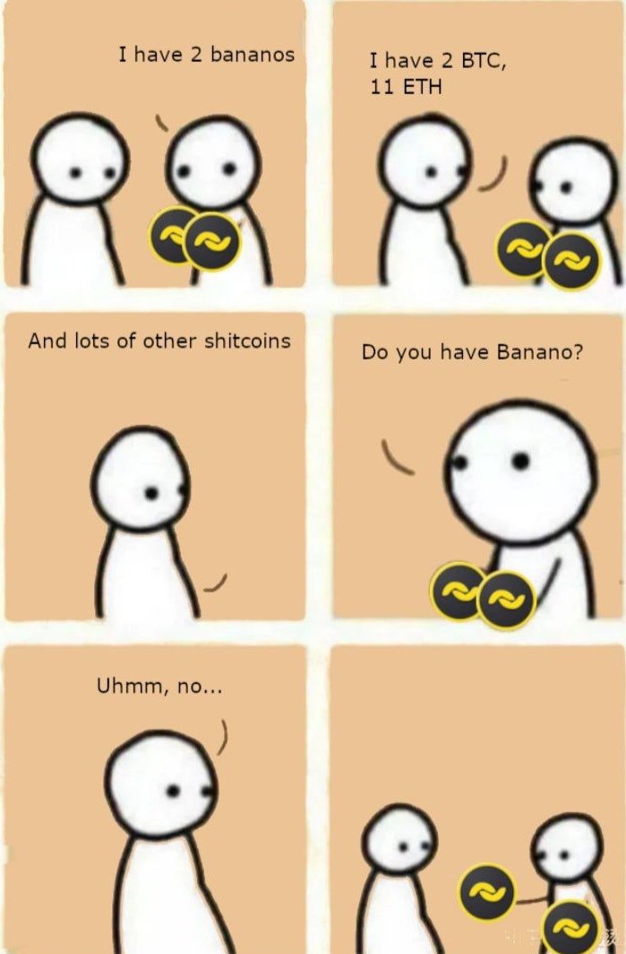 henze_sebastian's tweet photo. I have often been asked why i like #Banano so much among all the other #cryptocurrencies.
There are so many reasons, but i think the main fact is it's #wholesome #community.
Ban-Fam best Fam 🧡 https://t.co/hHZWmacXB7