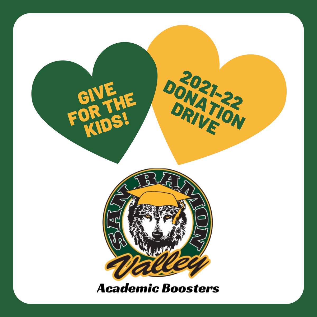📣 Our 2021-22 Donation Drive has started. Please use this link for details on our fundraising goal and where the money goes. Give for the Kids! 💚💛
srvhs.futurefund.com/store/campaign…