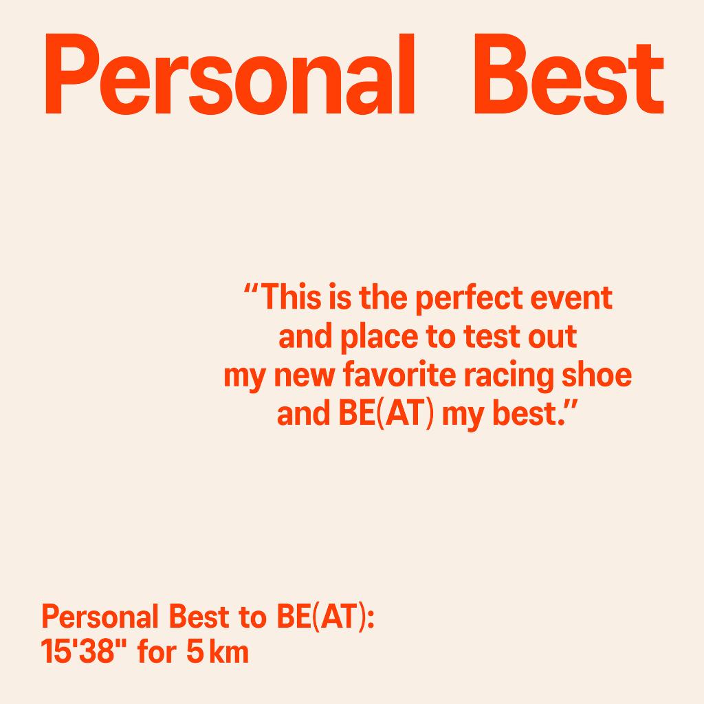 Blink and you might miss it. Sarah Lahti will run to be(at) her personal best on 24 April. Watch it live at asics.tv/speed #METASPEEDSKY