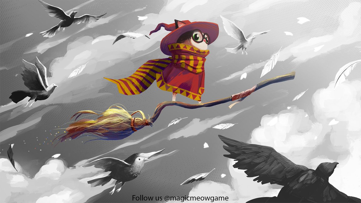 XeloGames's tweet photo. Wizard cat flying
#MagicMeow #cats #cat #conceptart #kucing #harrypotter #artshare #digitalart #illustration #digitalillustration #indiegame #catsofinstagram #screenshotsunday https://t.co/0jhlk8fN0D