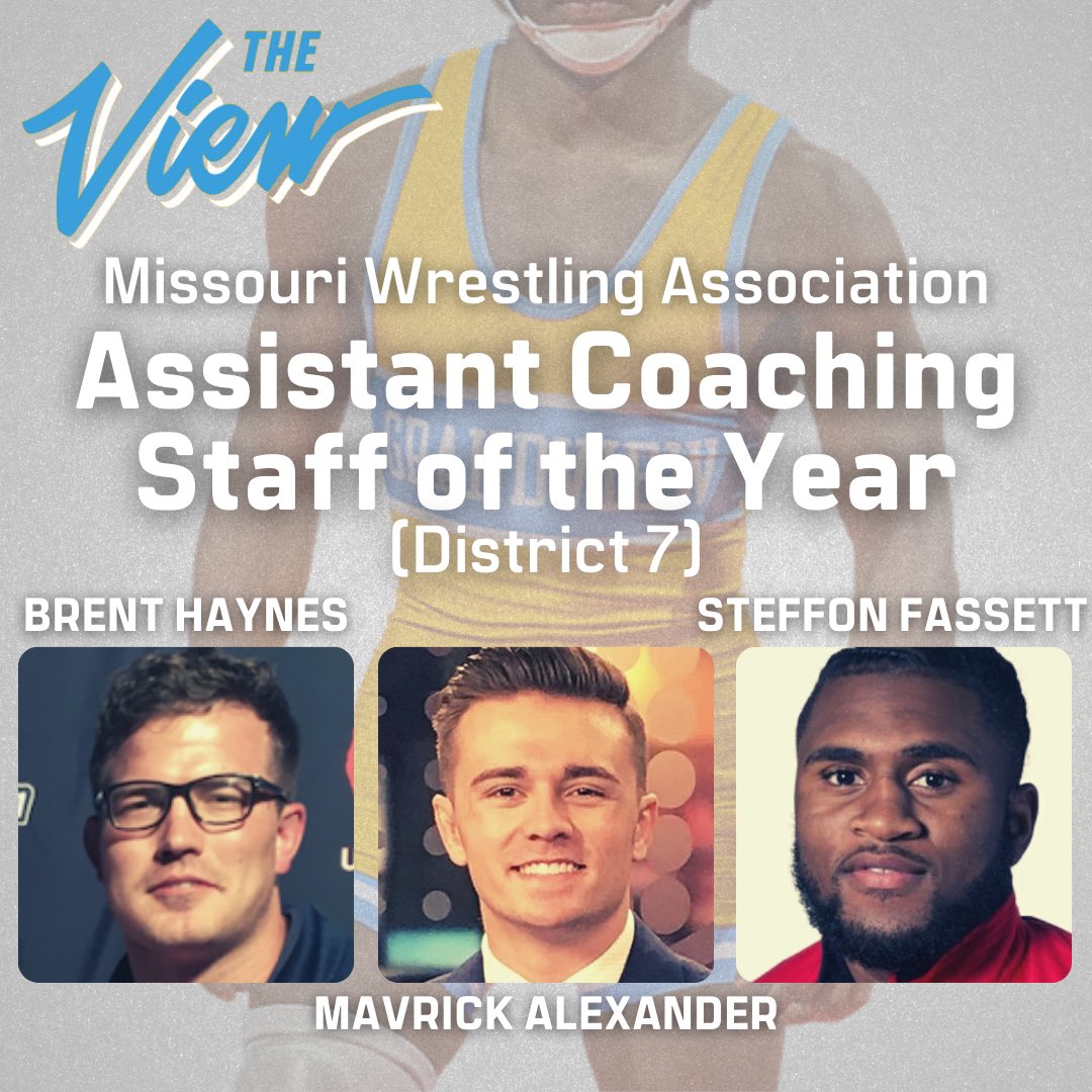 Official following today’s Missouri Wrestling Association banquet: Grandview coaches voted District Assistant Coaching Staff of the Year <a href="/THE_Steffon/">Steff 💈🔪</a> <a href="/1MAVRlCK/">Mavrick Alexander</a>