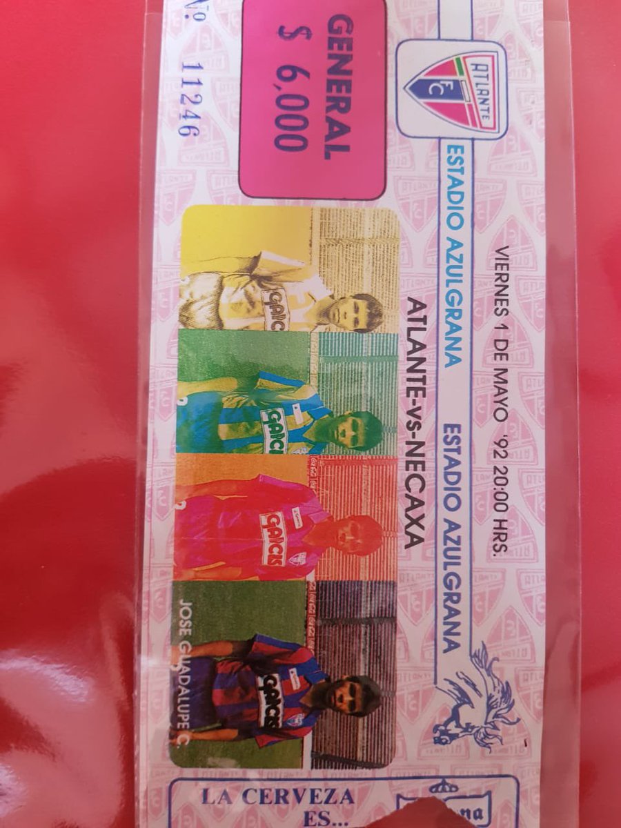 Mischeats's tweet photo. Hoy que es Aniversario del @Atlante cómo olvidar cuando @ElProfeCruz estaba impreso en los boletos del #EquipoDelPueblo .
Humildemente salió en varios tickets.
#ProfeCruzRifa #105AñosDeHistoria #SerAtlante #serdehierro #serdelpueblo https://t.co/OkGiWYDJPS