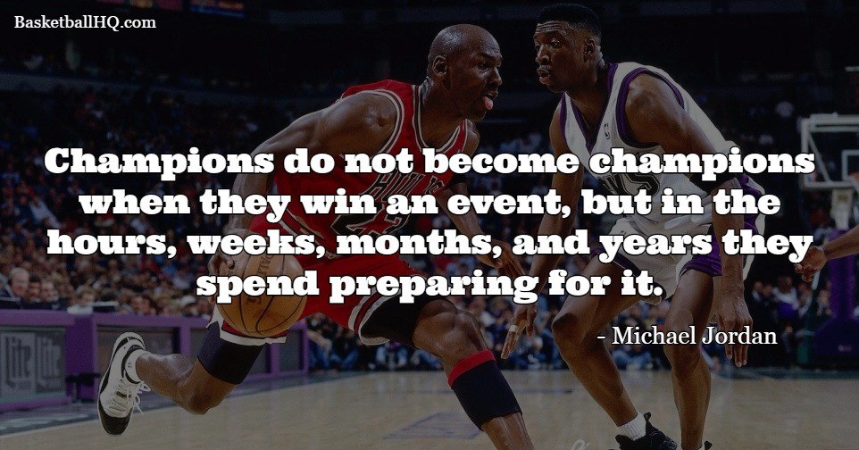It isn't something that just happens on its own. If you want to succeed in anything in life, you had better be willing to work hard and prepare in advance.