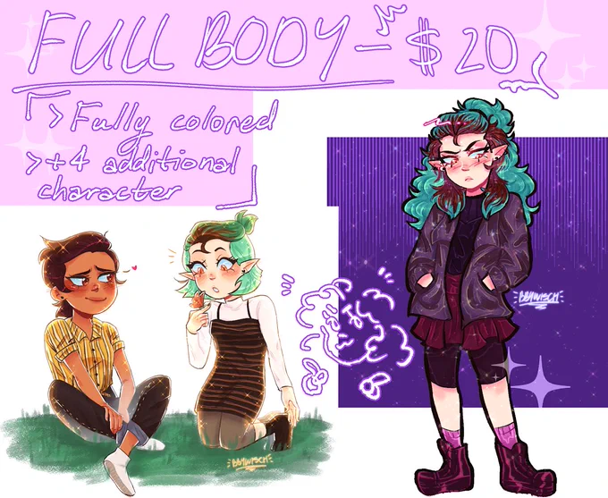 finally opening commissions since i really need money right now!!
retweets r very much appreciated!!?
contact email: gucciiclouds@gmail 