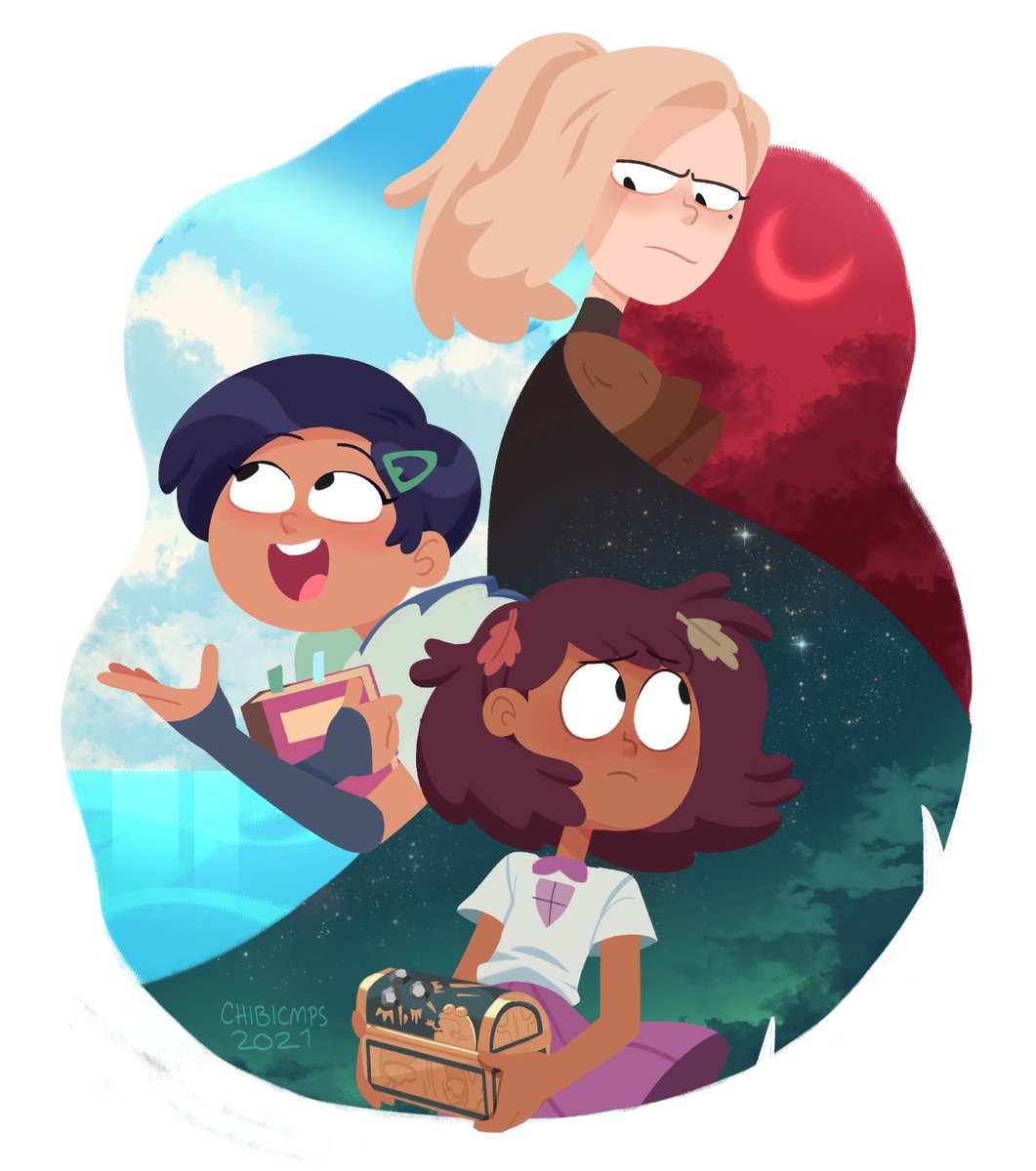 Chibicmps's tweet photo. amphibia girls🐸

it didn't turn out as I'd want to but it's a lil practice before getting back to commissions

#amphibia https://t.co/bbF8VhNy94