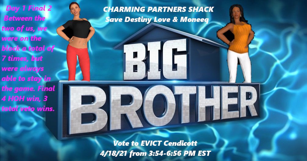 AriOlaBBTG's tweet photo. VOTING IS OPEN VOTE TO EVICT CENDICOTT FROM CHARMING PARNTERS SHACK https://t.co/wS8TIojbvj