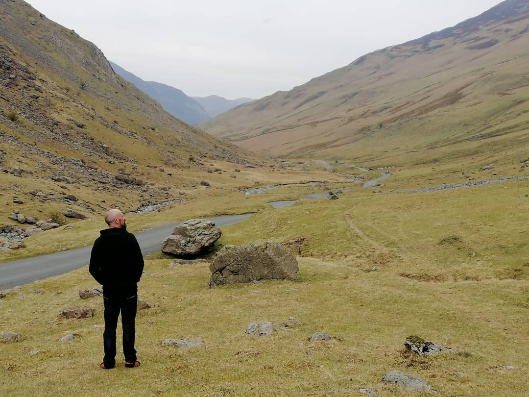 My gorgeous hubby #honisterpass #lakedistrict