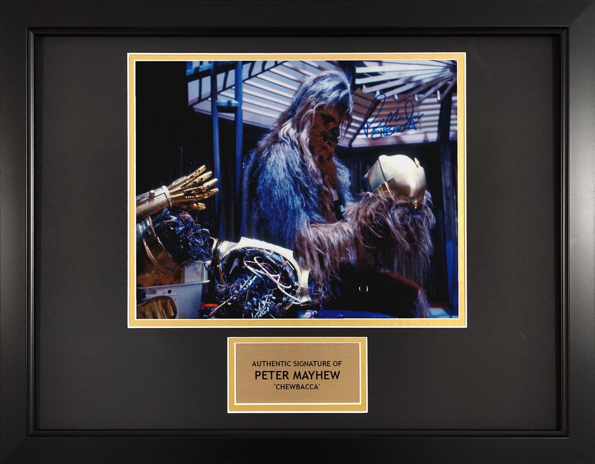 Peter Mayhew Chewbacca Star Wars Framed Signed 10x8 Autograph Photo COA

Get it now! - https://t.co/732RJYQEFy

#petermayhew #starwars #carriefisher #markhamill #harrisonford #chewbacca #anthonydaniels #kennybaker #hansolo #georgelucas #davidprowse #billydeewilliams #instagood https://t.co/DNh6299Xqt