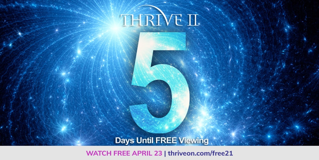 ThriveMovement's tweet photo. Have you reserved your spot yet? There are only 5 more days until #THRIVEII is available to watch #FREE for a #LIMITEDTIME. Sign up now: https://t.co/VBwtn2jYxF

#Thrive2 #ThisIsWhatItTakes #documentary #ThriveOn #FreeEnergy #unifiedfield #torus #freedom #thrive #5DaysToGo https://t.co/K3esiiMTkK