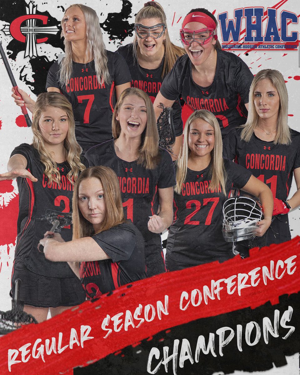 🥍CONFERENCE CHAMPIONS🏆

Congratulations to <a href="/CUAAWLAX/">CUAA Women's Lacrosse</a> for winning their first <a href="/WHACAthletics/">WHAC</a> Regular Season Championship in program history!

The Cardinals secured the top seed and home field advantage in next week's conference tournament with their perfect conference record!
