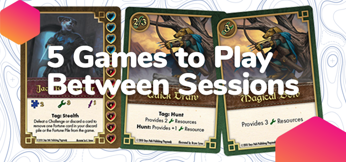 roll20app's tweet photo. Down a party member for tonight's campaign? You don't need to cancel game night!
Here are 5 low-prep games & adventures to try while your party takes a long rest: https://t.co/VdpwMwDFPD https://t.co/HE9swrNO5B