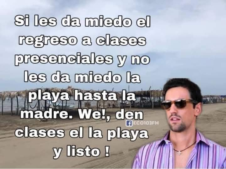 michangoonga's tweet photo. "Si les da miedo el regreso a clases presenciales pero no el Centro y las Américas hasta la mauser, den clases en las plazas"🤭🤭🤭🤭🤭🤭🤭🤭 https://t.co/Vq1bms1fn4