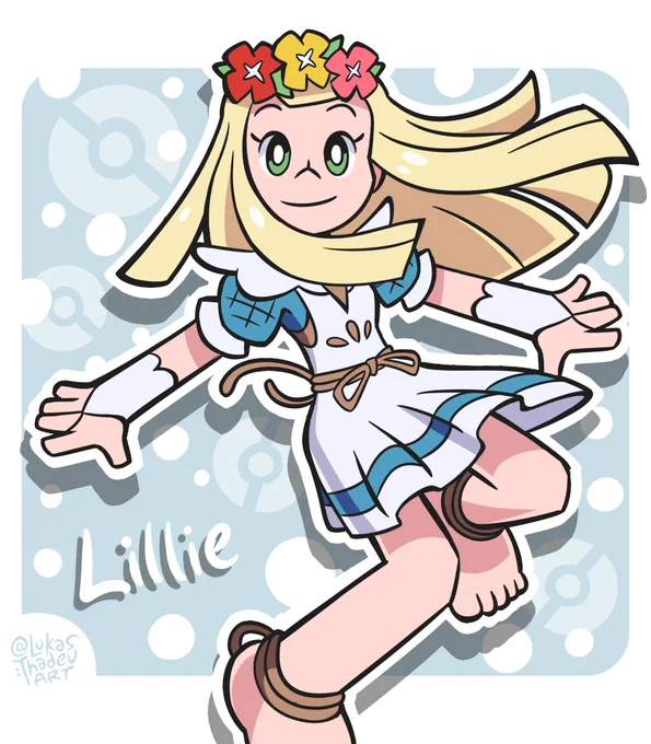 Day 18. Since her debut, she made me want to know more about her backstory... luckily, everything was cleared up, and she was able to overcome her trauma! She conveys humanity to me like no other character.. 💙

Lillie! ❄
#anipoke 