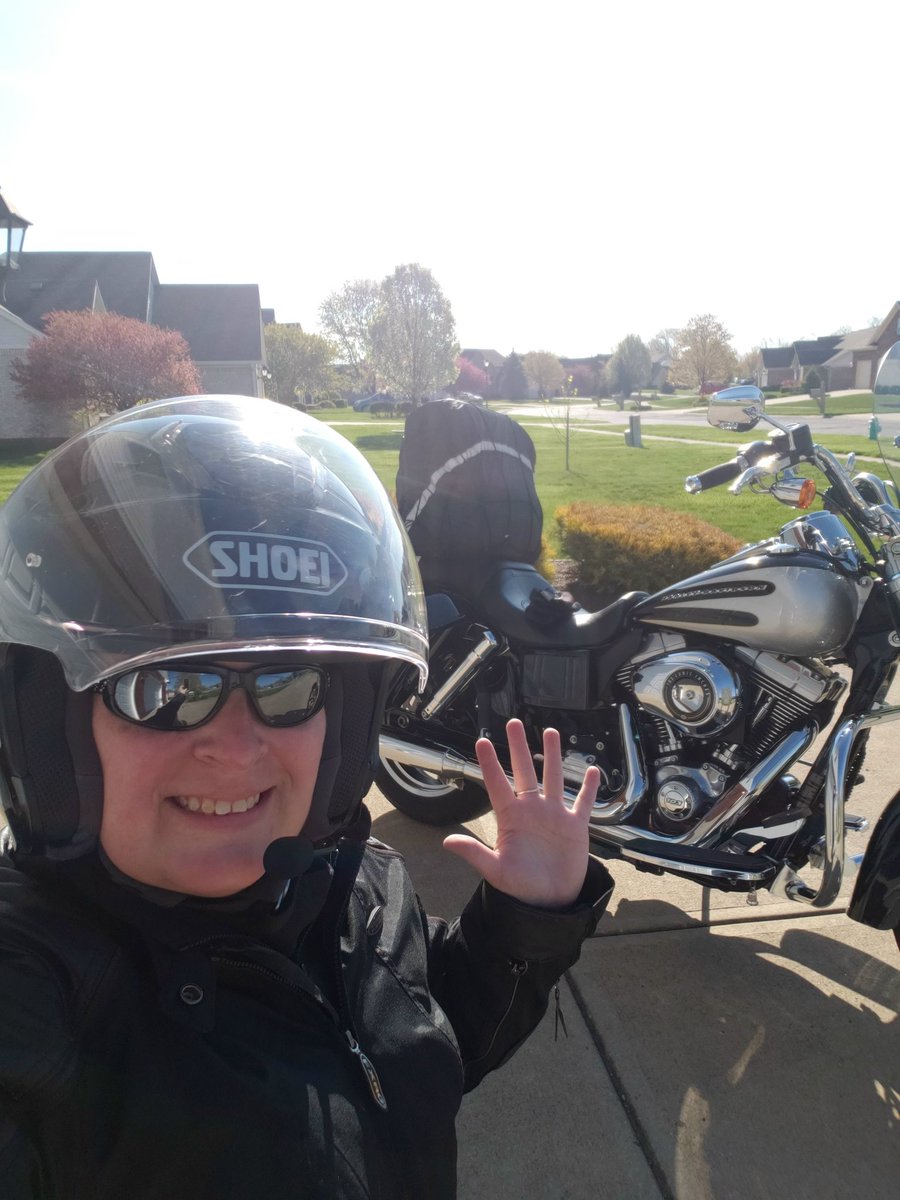 MickeyIU's tweet photo. Thank you @mattswider for your help getting a PS5 for my nephew. It arrived yesterday and today I traveled 275 miles round-trip to deliver it on my Harley! He was so excited! Good luck to everyone else still searching! https://t.co/3QUCpmzzSu