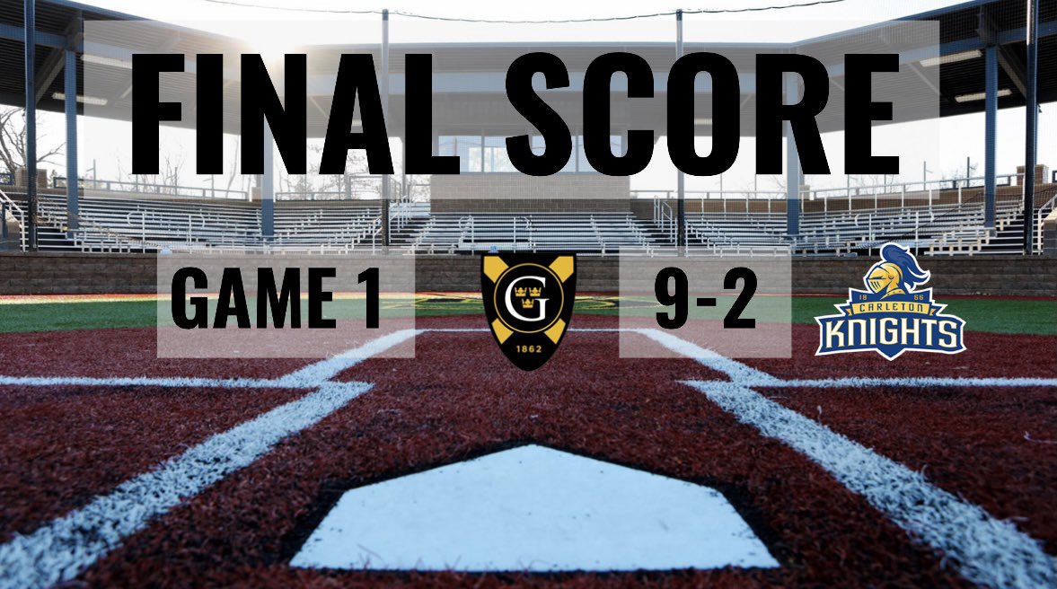 GustieBaseball's tweet photo. The boys sweep the Knights in three games!! Game three score below! #wegotthree https://t.co/N4opK07MjY