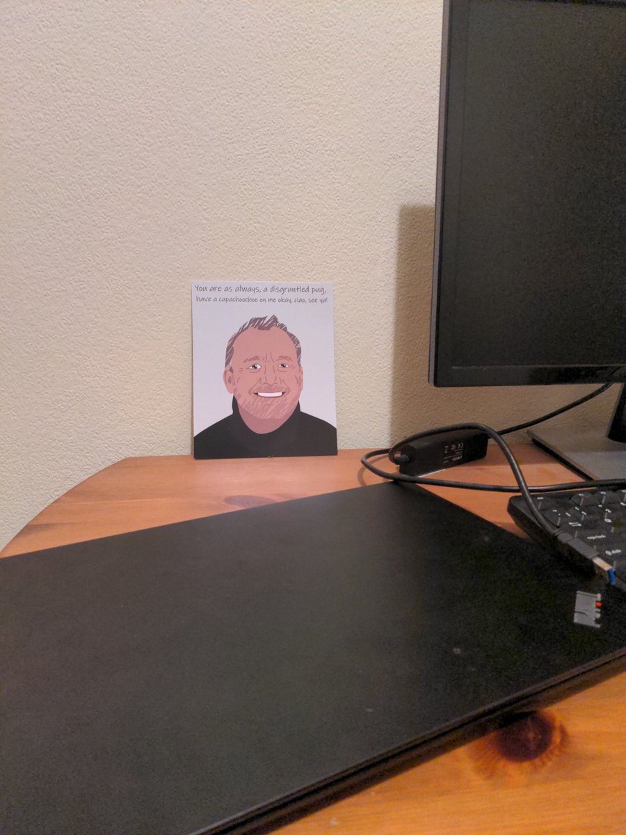 I keep a picture of Bob Mortimer on my home desk as it never fails to raise a smile. 
Not sure why I felt the need to share that but there you go. 😀