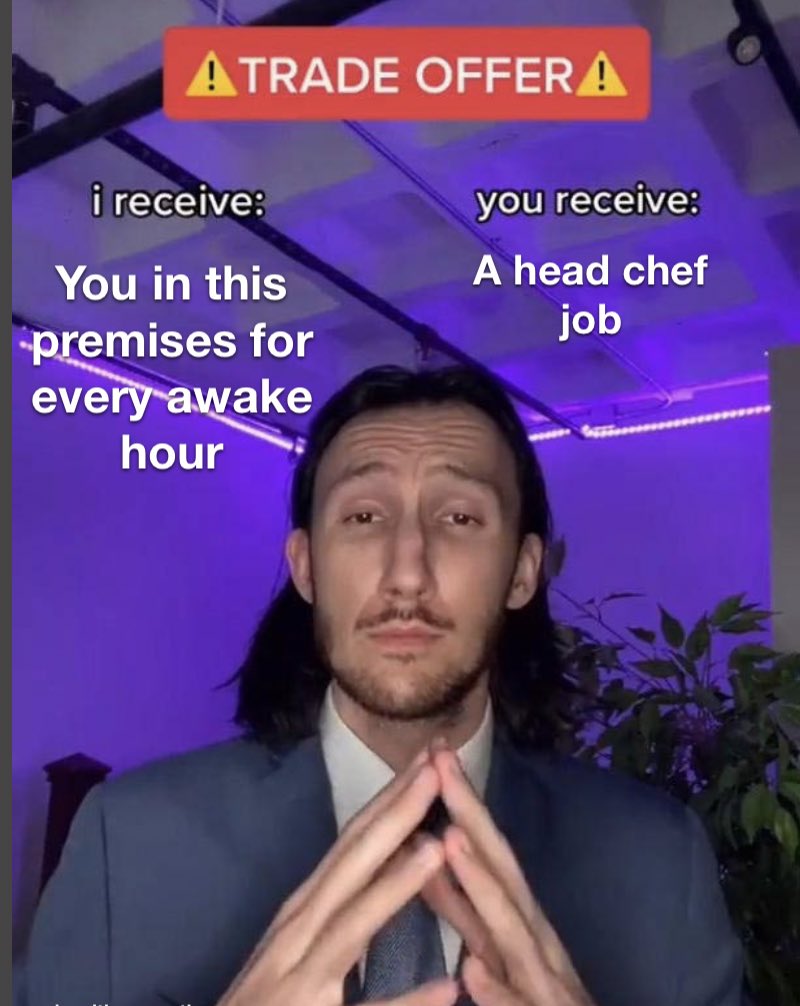 Restaurant owners be like...