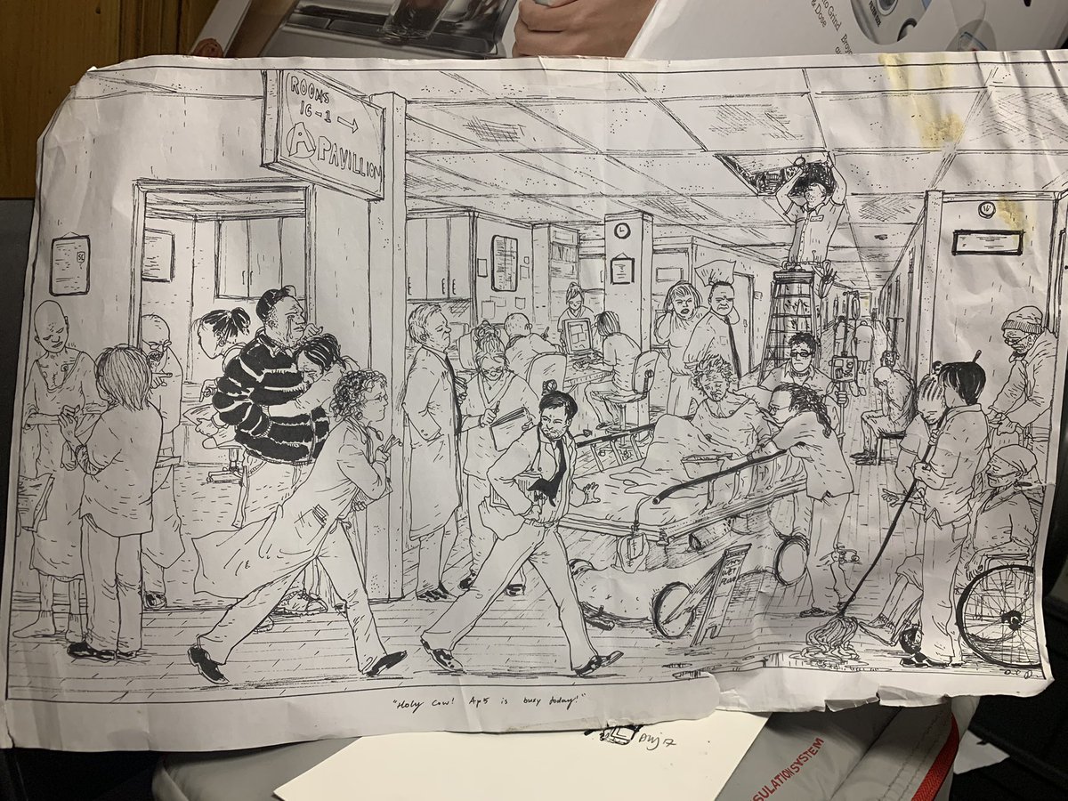 And here's an old personal piece from my time as a hospital transporter.