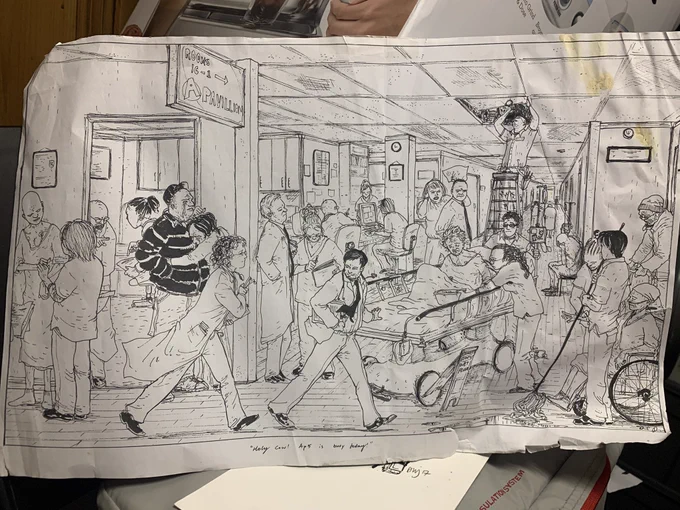 And here's an old personal piece from my time as a hospital transporter. 