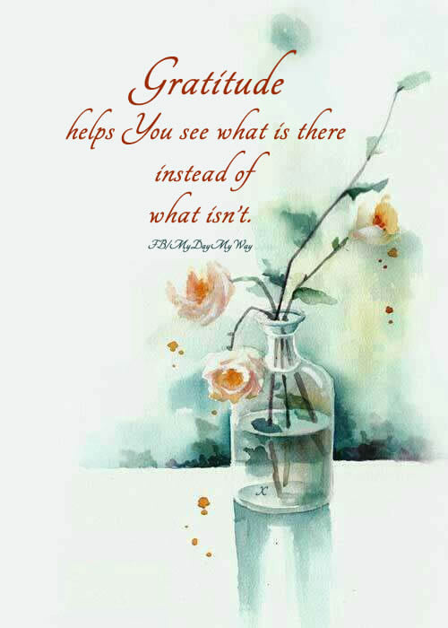 LifeWithJohn's tweet photo. Gratitude helps you see what is there instead of what isn't. ~ #Gratitude https://t.co/GHrRhoQrY6