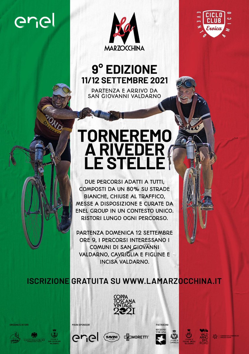 InfoFabbra's tweet photo. Domenica 12 settembre 9^ edizione La Marzocchina San Giovanni Valdarno .. iscrizione dal sito https://t.co/chrOPzHQjZ https://t.co/VGjRf4vHaD