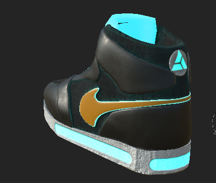 JulluJ3D's tweet photo. Petit post d'un projet en cours, une version Cyberpunk de la Jordan 1, assez cheap niveau design mais c'était cool a faire !

#3d #modeling #texturing #ue4 #substance #maya https://t.co/g3a0SE3Nz7