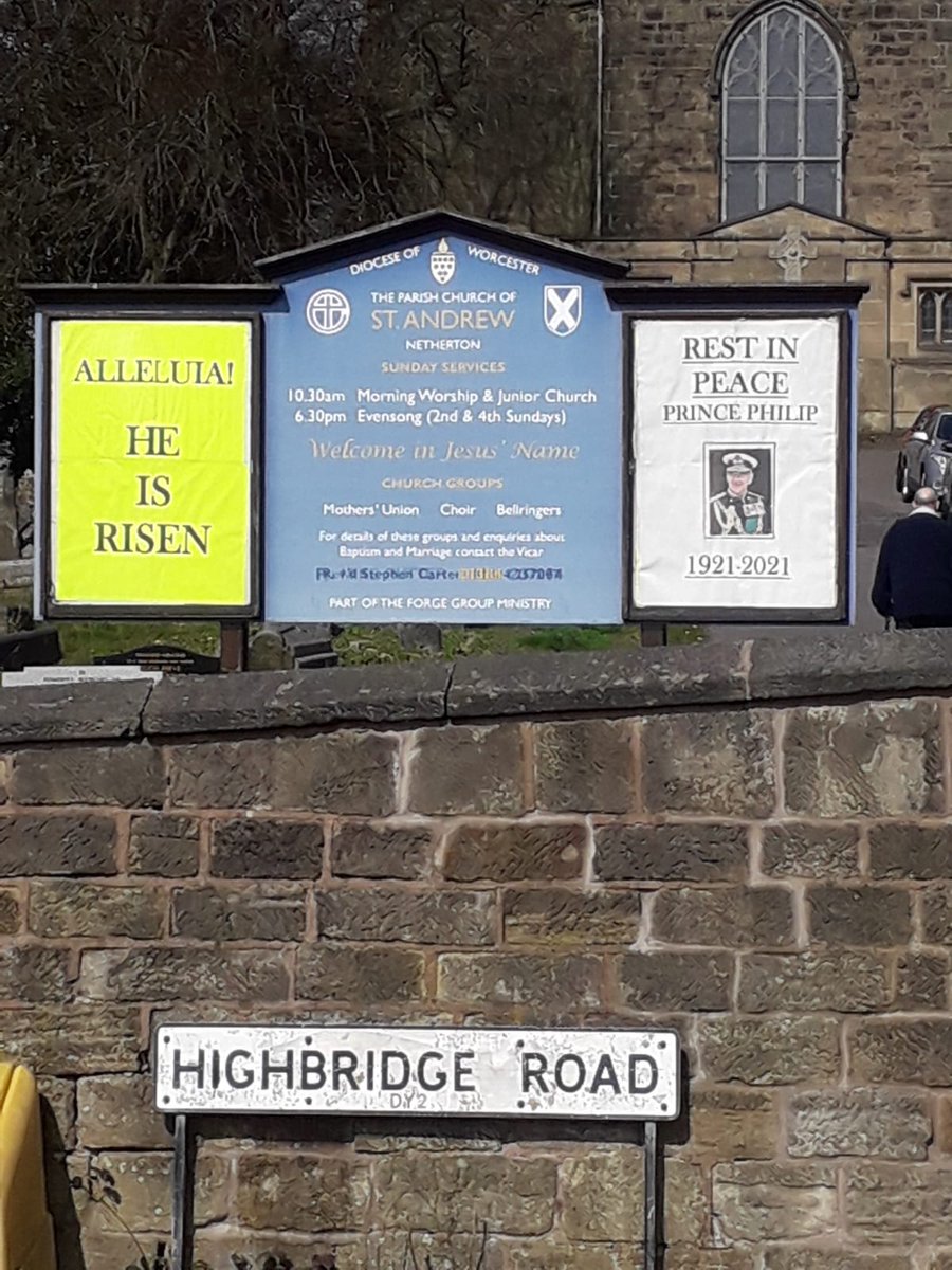 SimplyDentures's tweet photo. @haveigotnews wonder if this was too soon?! 
Someone should have checked the poster and perhaps taken the Easter one down sooner? https://t.co/e4eGyUzGG1