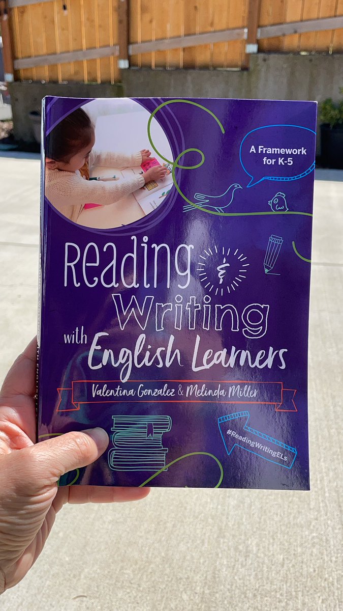 Kkhaddon's tweet photo. Reading in the sunshine! There are so many good things and I’m only on page 18! @littlemamab @ValentinaESL @Seidlitz_Ed https://t.co/W35y0uleEP