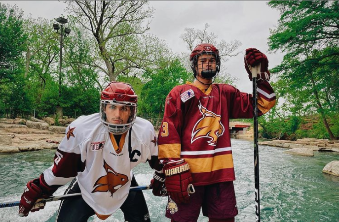 TxStateHockey's tweet photo. The boys are ready, are you? https://t.co/Fjqm3aQesB