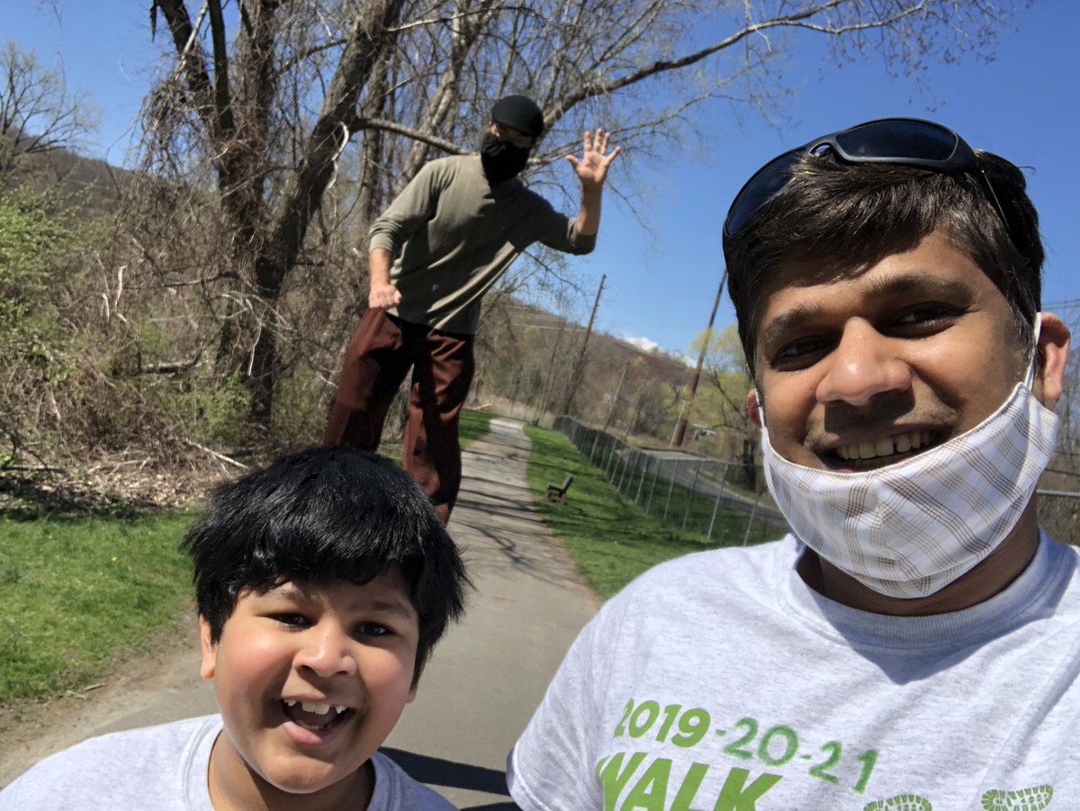 tweetshailesht's tweet photo. #RaceAgainstHunger finished 5K Run with my son. He gave good idea to write year 2021 in front of our last years T-shirt. @CTFoodBank @tcs_na #fit4life #purpose4life https://t.co/TviC1drnf6