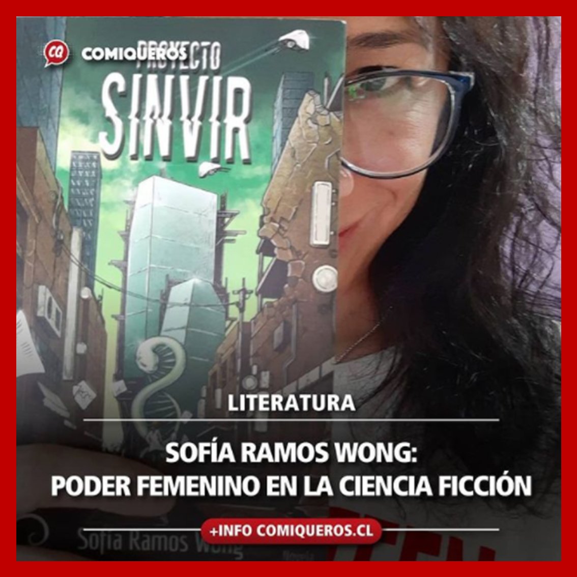 Hace un tiempo los chicos de @ComiquerosChile estuvieron con <a href="/peppersofi/">Sof Ramos</a> hablando de #ProyectoSinvir y más. Entra a su sitio para leer la entrevista completa.
•
#NoSomosLiteraturaSomosÁurea  #FantasíaChilena #CienciaFicciónChilena #TerrorChileno #LiteraturaChilena #Literatura
