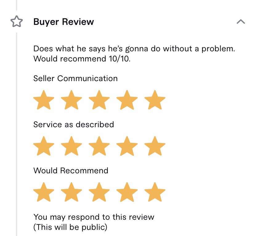 GAFUTFounder's tweet photo. Mad busy weekend on @fiverr 

3 weekend leagues completed.

3 great reviews! 

We go again tomorrow for Icon Swaps &amp; Player objectives 🤝 https://t.co/1T4xwO6e8J