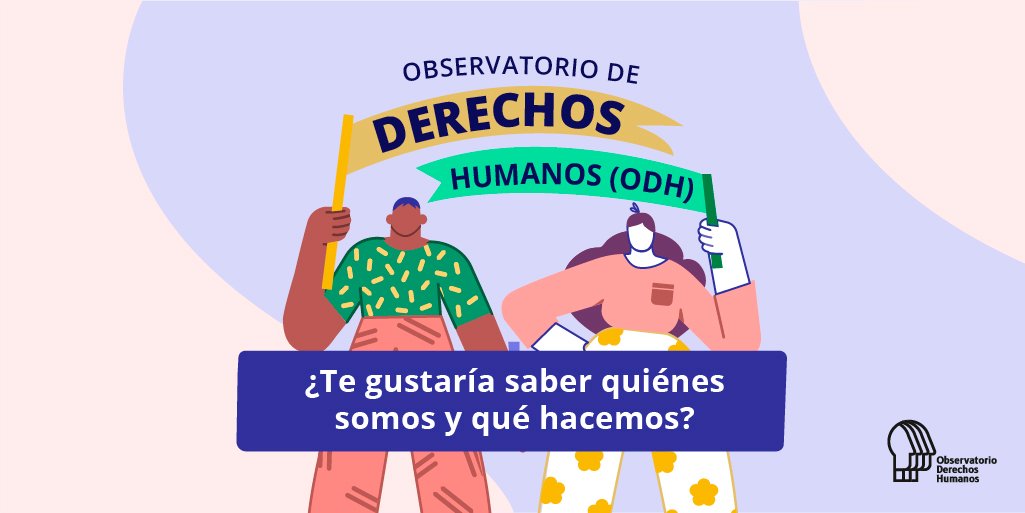odhchile's tweet photo. [HILO] A menos de un año desde la conformación del ODH como #ONG, estamos muy felices y agradecides por la comunidad que hemos ido creando hasta ahora. https://t.co/EOSdY6PjMq