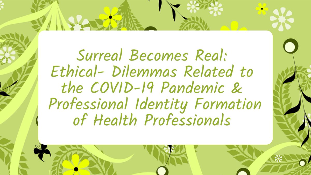 Congrats to #HMIEducators alum <a href="/hedy_wald/">Hedy Wald</a> &amp; colleague Meaghan Ruddy for their new <a href="/JCEHPonline/">JCEHP</a> article!

"Surreal Becomes Real: Ethical Dilemmas Related to the #COVID19 Pandemic &amp; Professional Identity Formation of Health Professionals"

#MedEd #HPE

bit.ly/3mV4uYR