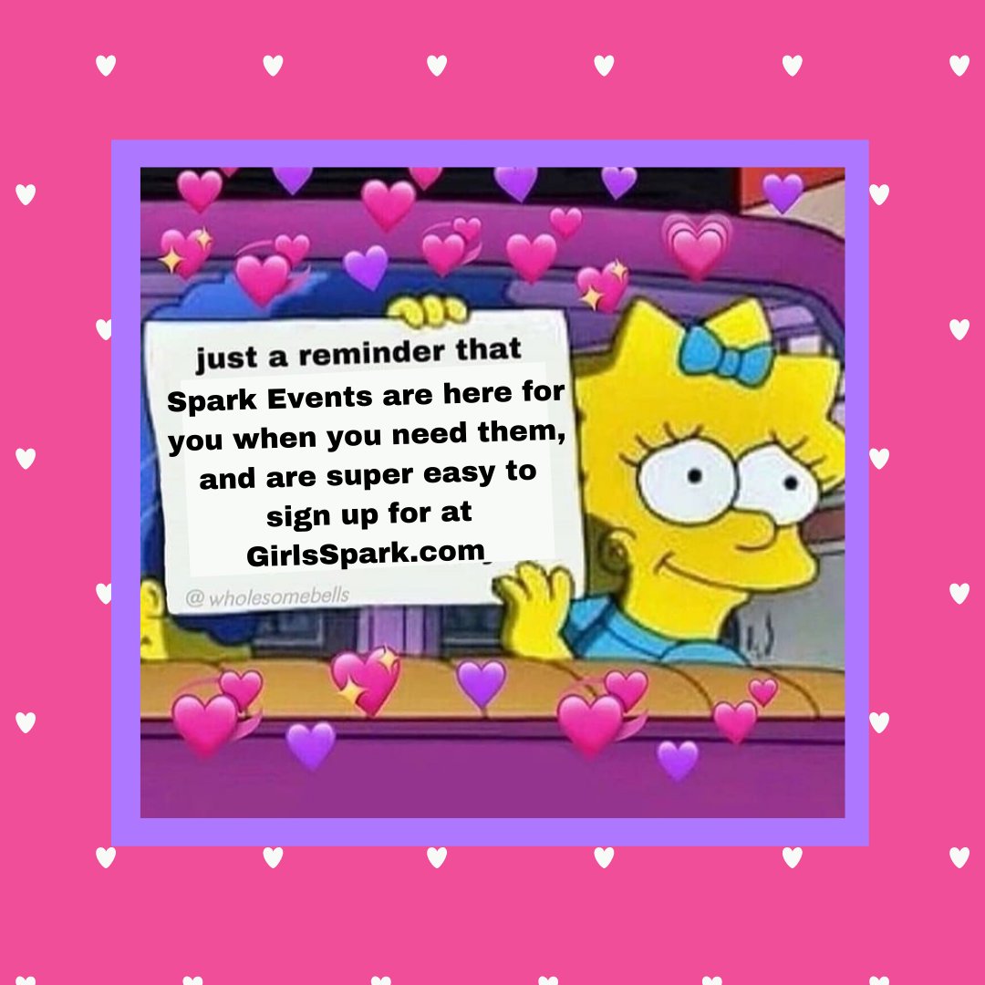 💜 💖 Head on over to girlsspark.com or click the link in our bio to see what we are all about and to sign up for our upcoming spark events! 
.
.
.
.
.
.
.
.
#powertochange #matchhercourage  #girlpower #equalitycantwait #generationequality #mybodymychoice