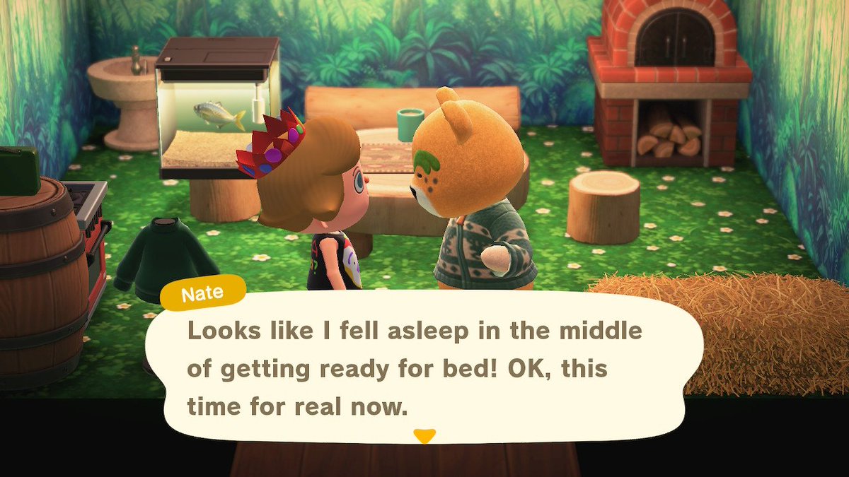 RLeBonTennant's tweet image. Awww, poor Nate. He couldn't have done too much to get ready for bed when I woke him then, seeing as he wasn't even in his PJ's when I discovered that he'd fallen asleep standing up. LMTBO! 😃😱🤣😴🥰😘😍💙💖💚🐻
#AninalCrossing #ACNH #NintendoSwitch