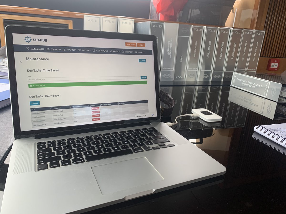 Out with the old, in with the new! This 30m Sunseeker has been using Seahub for several months now and are seeing a great improvement in onboard organisation and maintenance planning. Say goodbye to a paper trail #yachting #superyachts seahubsoftware.com