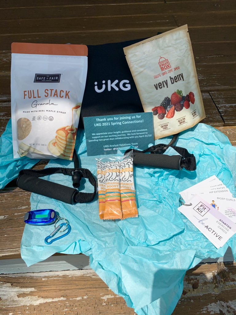 jbrafmanstaffen's tweet photo. Can’t wait to see our industry analyst this week at @UKGInc #UltiConnect!  We’re bringing the healthy swag to help combat pandemic fatigue!  @FitKitWellness @ZiosHealth @safeandfair @RottenFruitBox @OpalW https://t.co/OOsCqqewzR