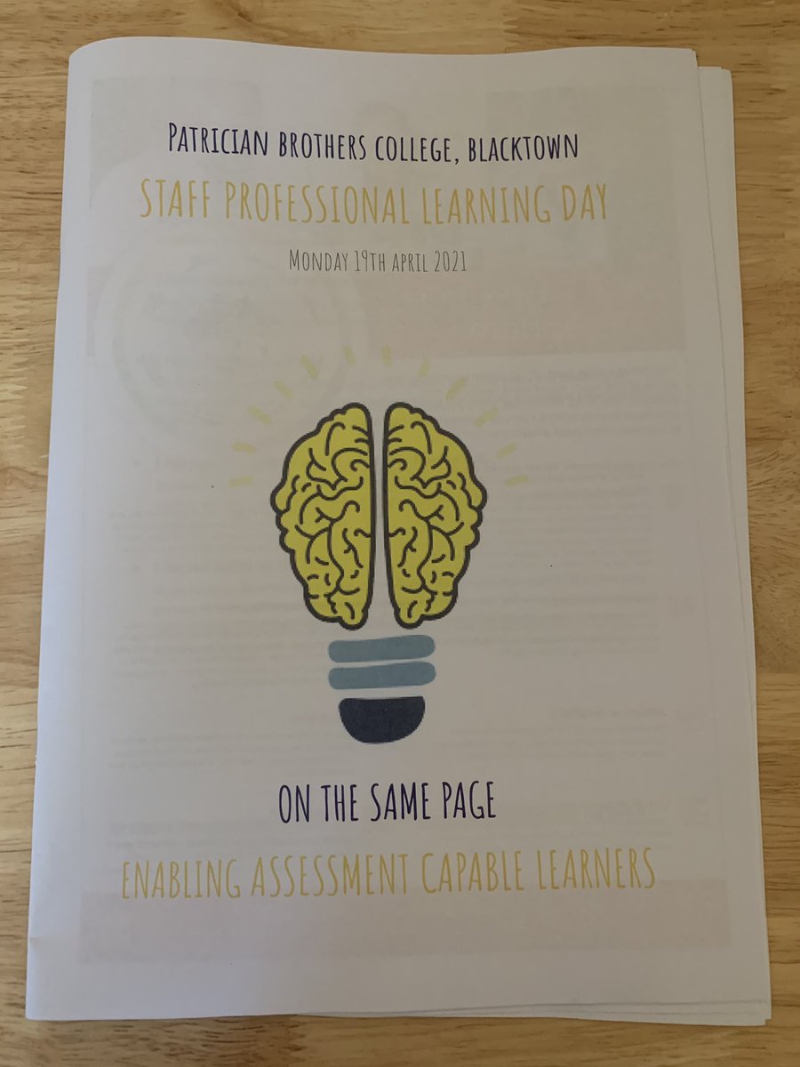 Staff at Patrician Brothers’ College, Blacktown undertaking professional learning today on the theme - On The Same Page: Enabling Assessment Capable Learners. 
<a href="/gregwhitby/">Greg Whitby AM. KSG.</a> <a href="/DeborahBuscall/">deborah buscall</a> <a href="/maura23bp/">Maura Manning</a> <a href="/attila_lendvai/">Ⓐⓣⓣⓘⓛⓐ Ⓛⓔⓝⓓⓥⓐⓘ</a>