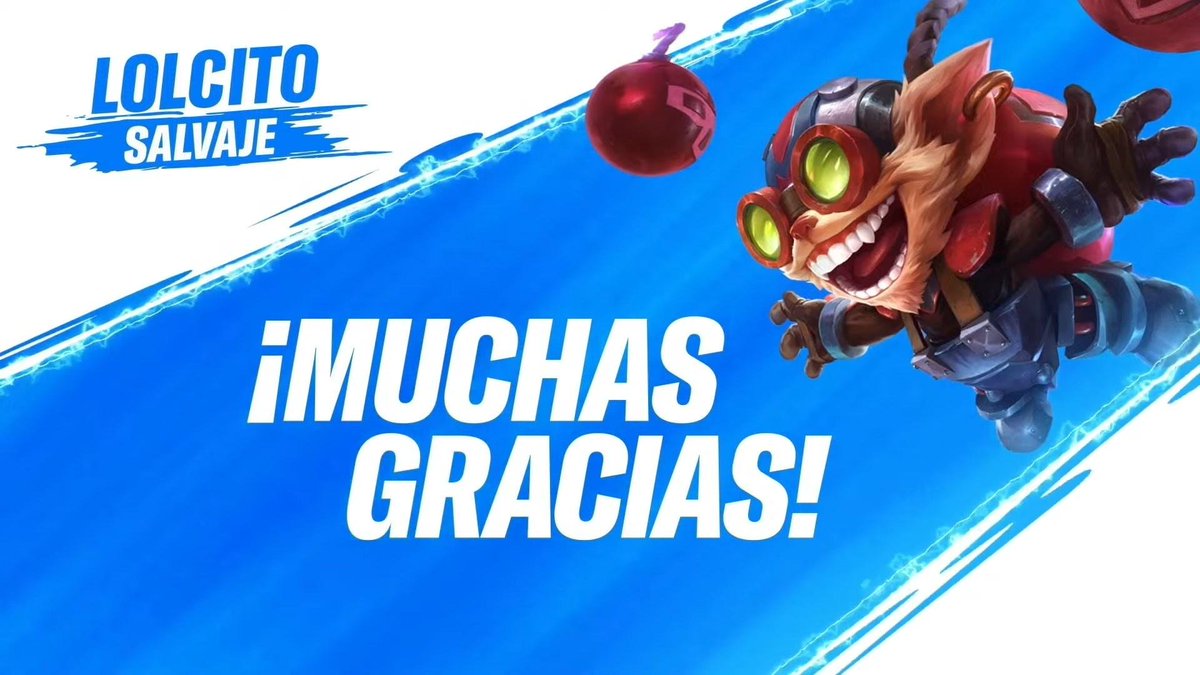 Voy a dejar de escribir pero, en resumen, esperamos que hayan disfrutado del evento tanto como nosotros disfrutamos de todo el proceso para realizarlo.

Ojalá recordemos en unos años a #LolcitoSalvaje como el inicio de algo fantástico en Latinoamérica.

¡MUCHAS GRACIAS!

(12/12)