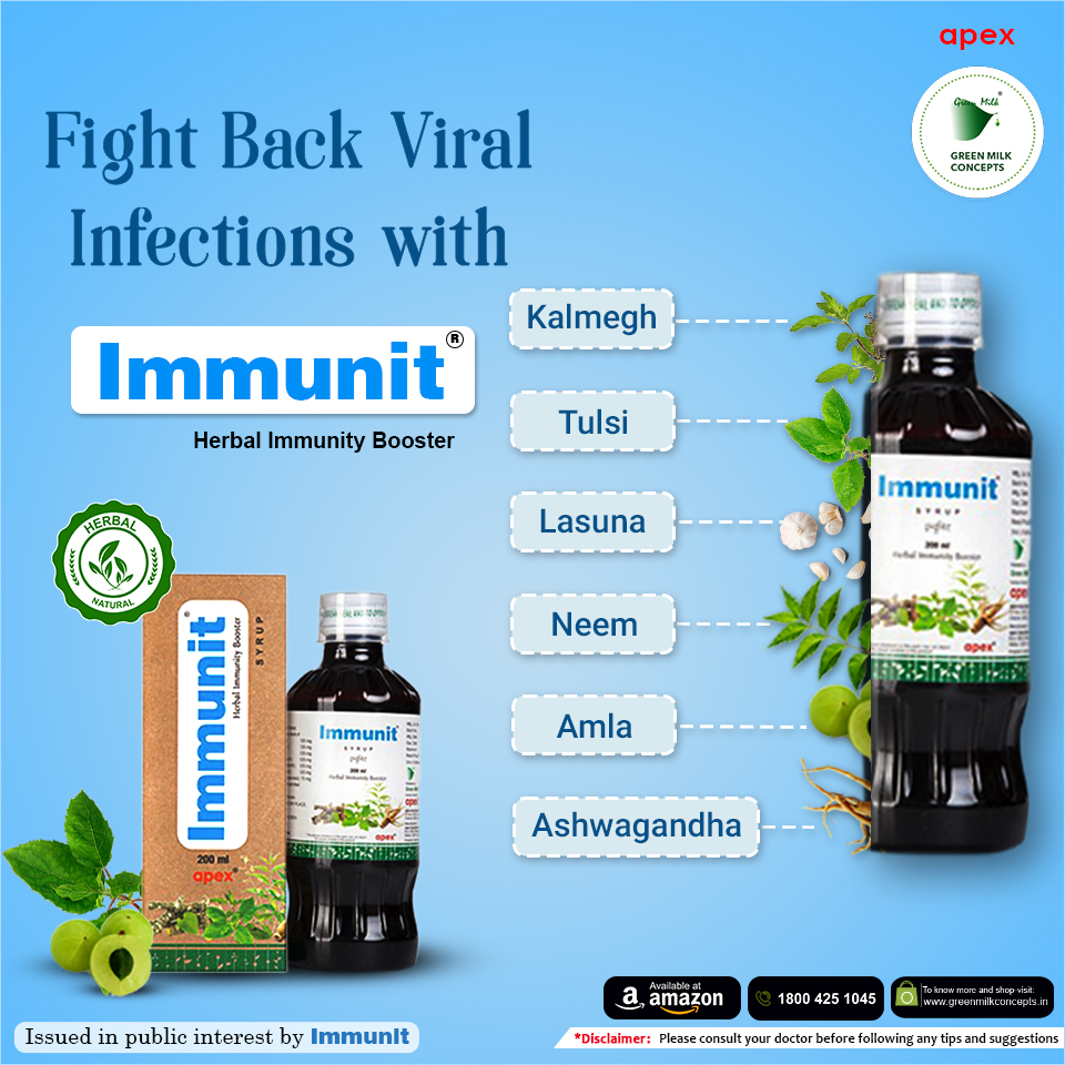 greenmilkcon's tweet photo. Green Milk Immunit Syrup is the best ayurvedic syrup for immunity &amp; strength for adults and children formulated using various ayurvedic herbs. Immunit is Ayush certified.

Shop now: https://t.co/dv7iyBPBR3

#immunit #immunitysyrup #ayurveda https://t.co/Zzwp6NV3Bp