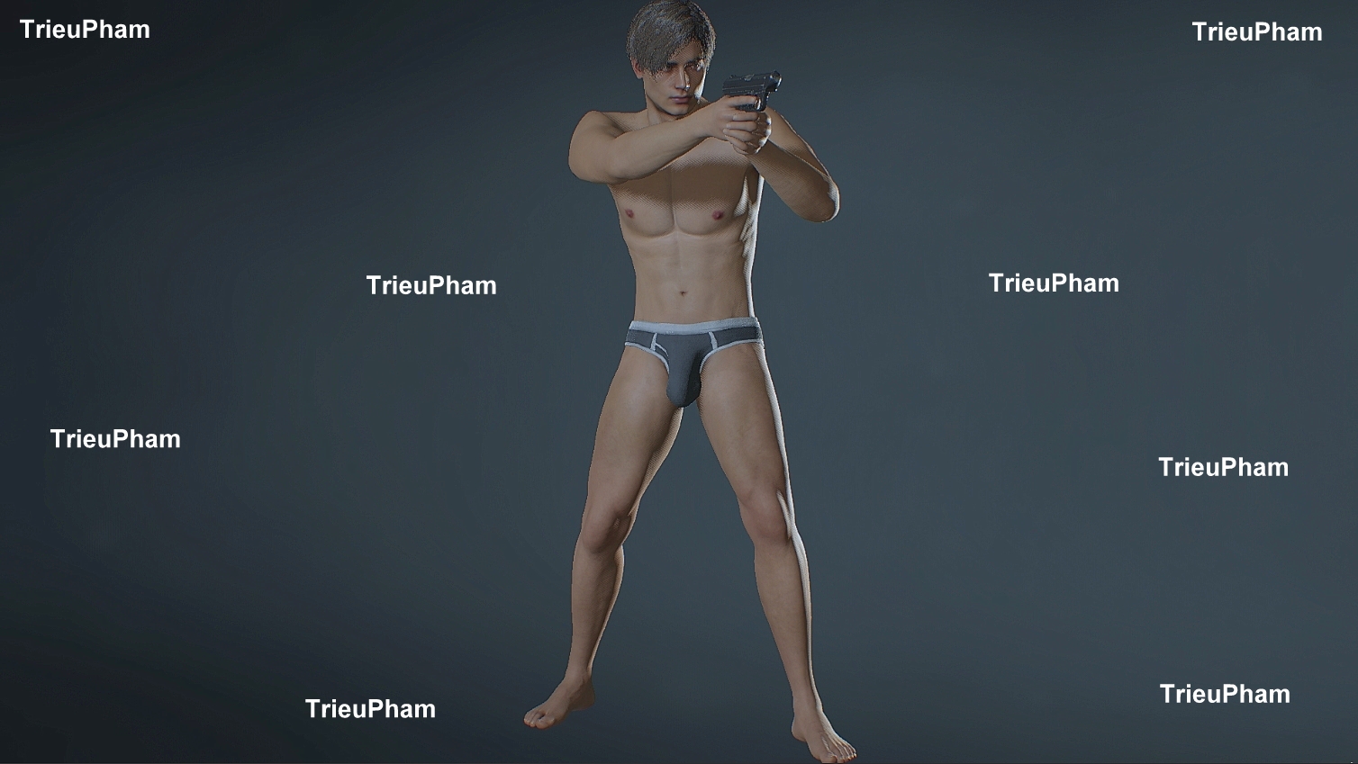 GaymersMods on Twitter: "Leon Kennedy - Leon Underwear - Mod, Resident