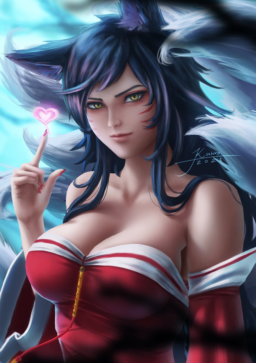 Kushiro On Twitter Havent Posted For Days So Here Is An Ahri