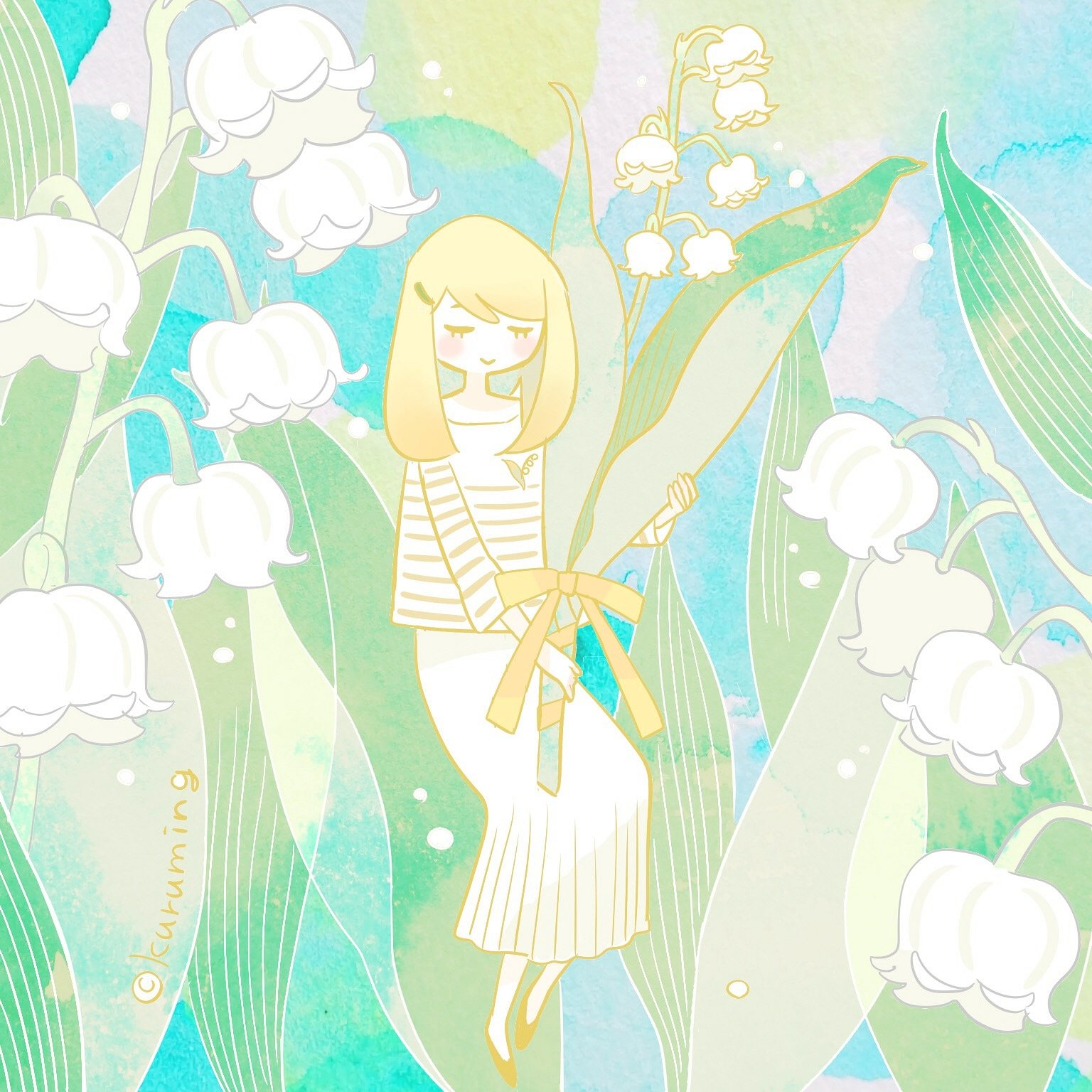 春野まこと 今年もご近所さんの庭に咲くスズランを頂きました 幸せの再来 純粋 など可愛い花言葉 で見た目もとっても繊細で可愛いスズランですが 生けた水が猛毒になるほどの毒をお持ちなんだそう O 繊細だからこそ 身を守る毒を持ってるの