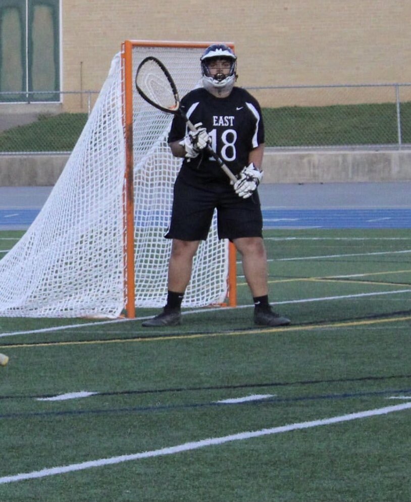 CDEastLacrosse's tweet image. Player of the week for this past week goes to Junior Goalie Mohamed Aly who keeps racking up the saves and playing hard no matter the circumstances 💪