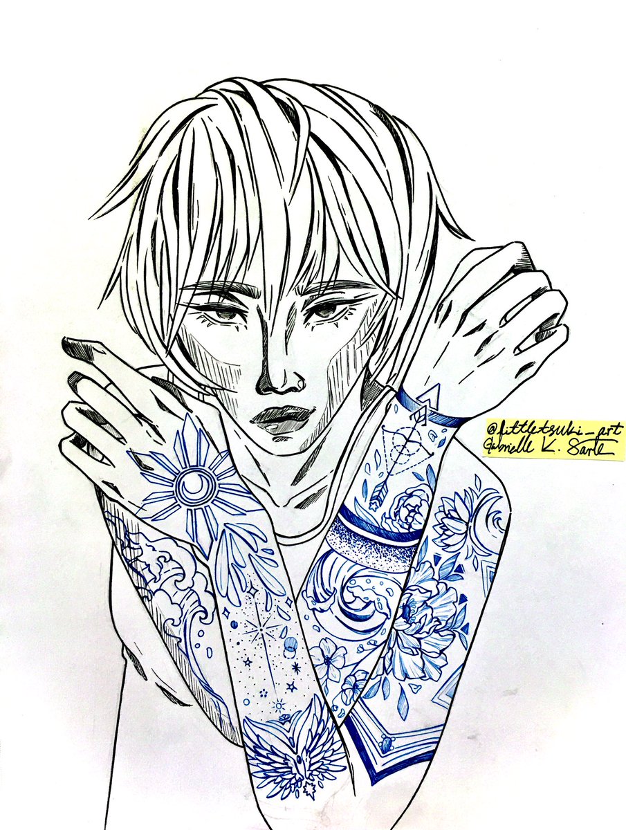 Littlebuwan_art's tweet photo. I’m still Here
*
*
*
#illustration #portrait #lineart #linedrawing #tattoo #papermate #sketch #stopasianhate #filipina #prismacolor #imstillhere #johnreznik #treasureplanet https://t.co/SxmLaDxGhw