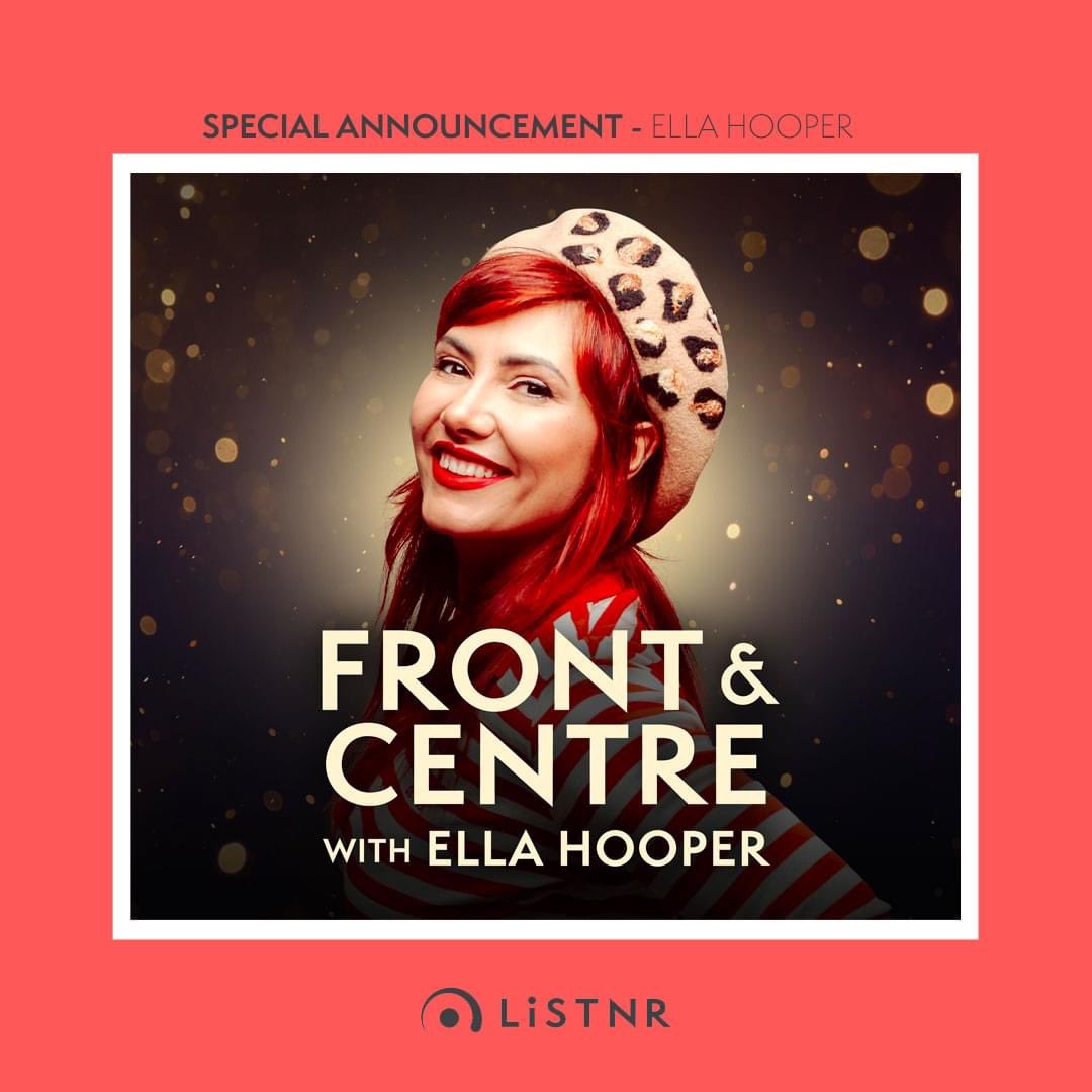 🎶🎧 Very excited to announce @Ella_Hooper as the host of new music podcast, Front & Centre! Front & Centre - Exclusive to the #LiSTNR app - is where Ella shines the spotlight on the biggest names in music including @Lordemusic, @TheLivingEndAus, @TheKillers & @ImagineDragons!