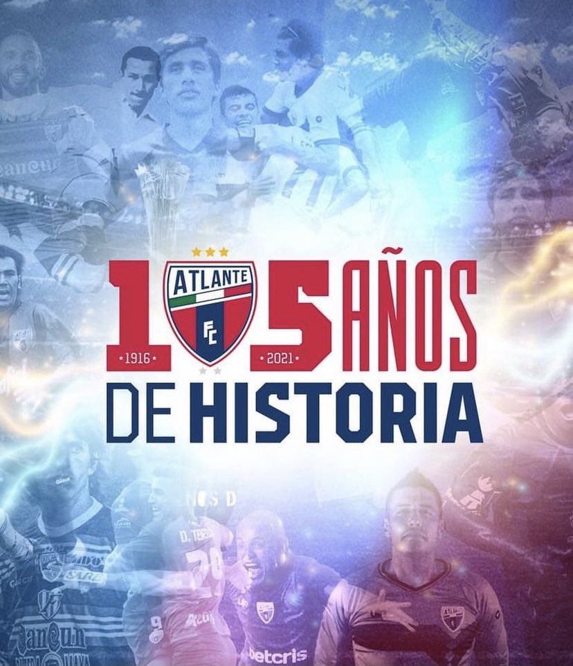 Es un gran honor formar parte de esta legendaria historia @Atlante. Felices 105 años y por todo lo que nos hace falta por lograr juntos! Gracias afición, los llevamos presentes a cada uno de ustedes ! #seratlante es #serdehierro es #serdelpueblo ❤️💙🐎!!